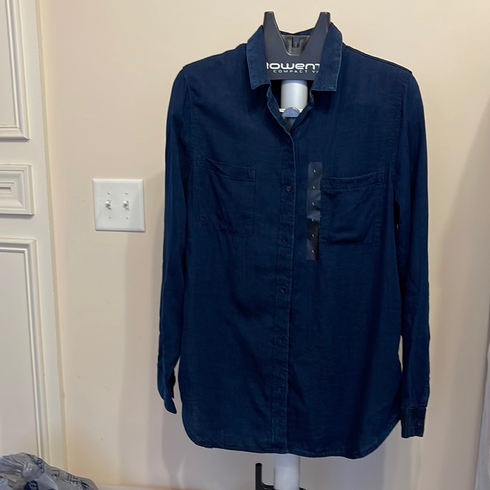 Jean Button Down by Banana Republic